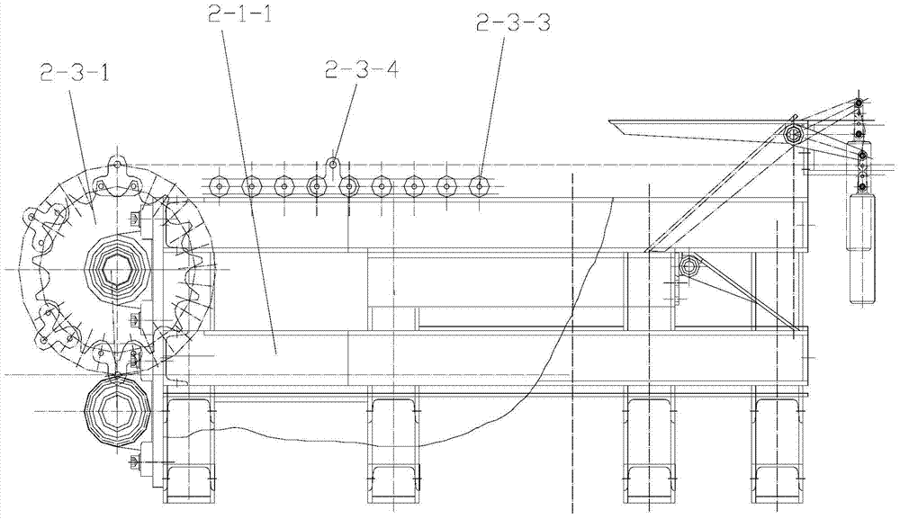 Material circulation conveying device