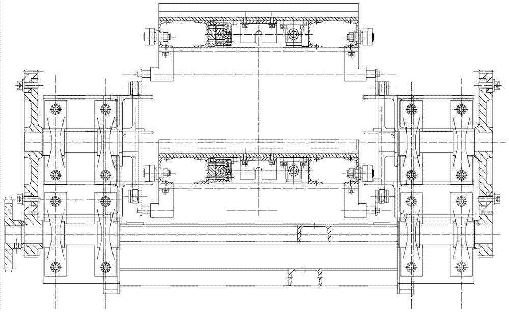 Material circulation conveying device