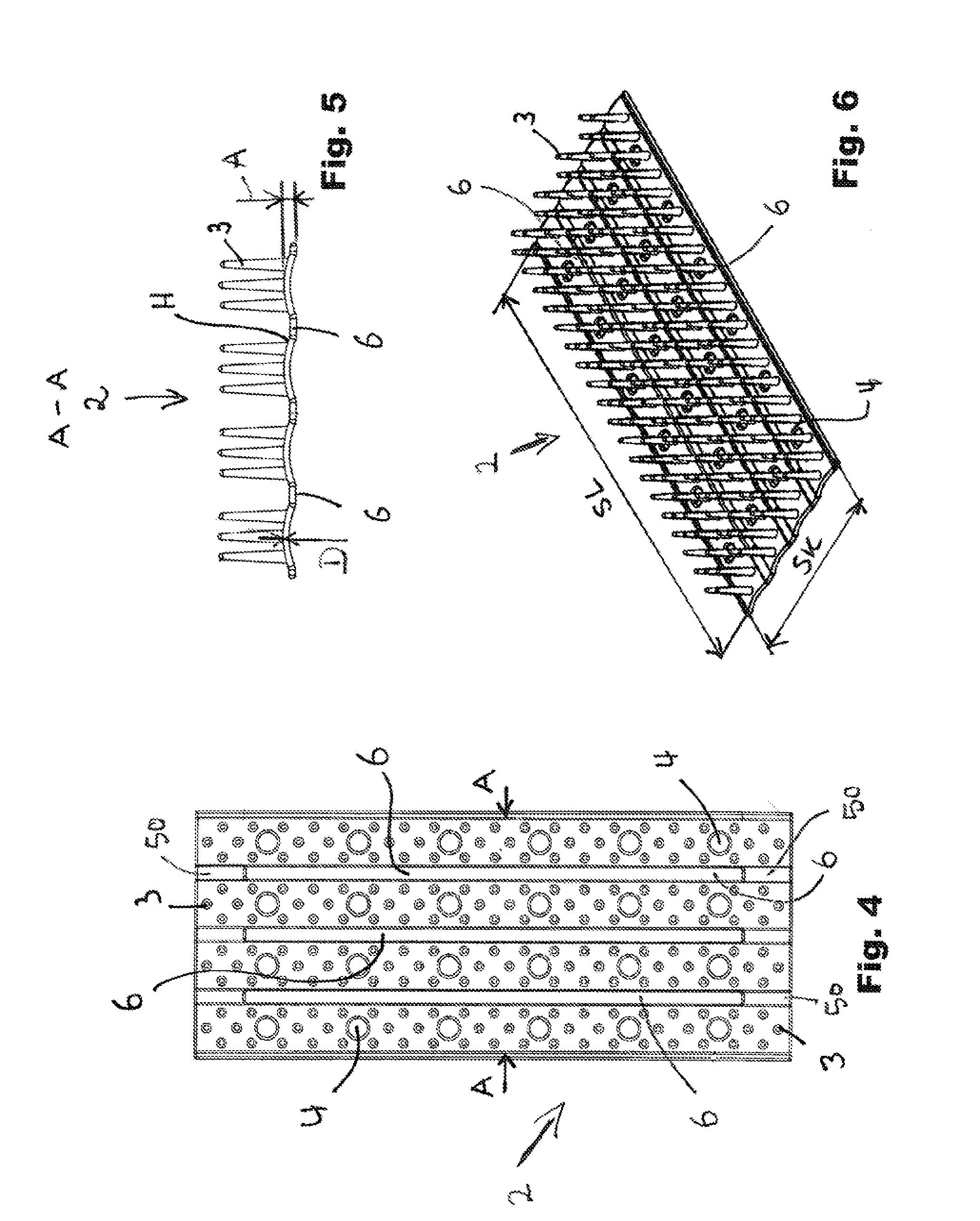 Applicator with separately produced and mounted bristle plates