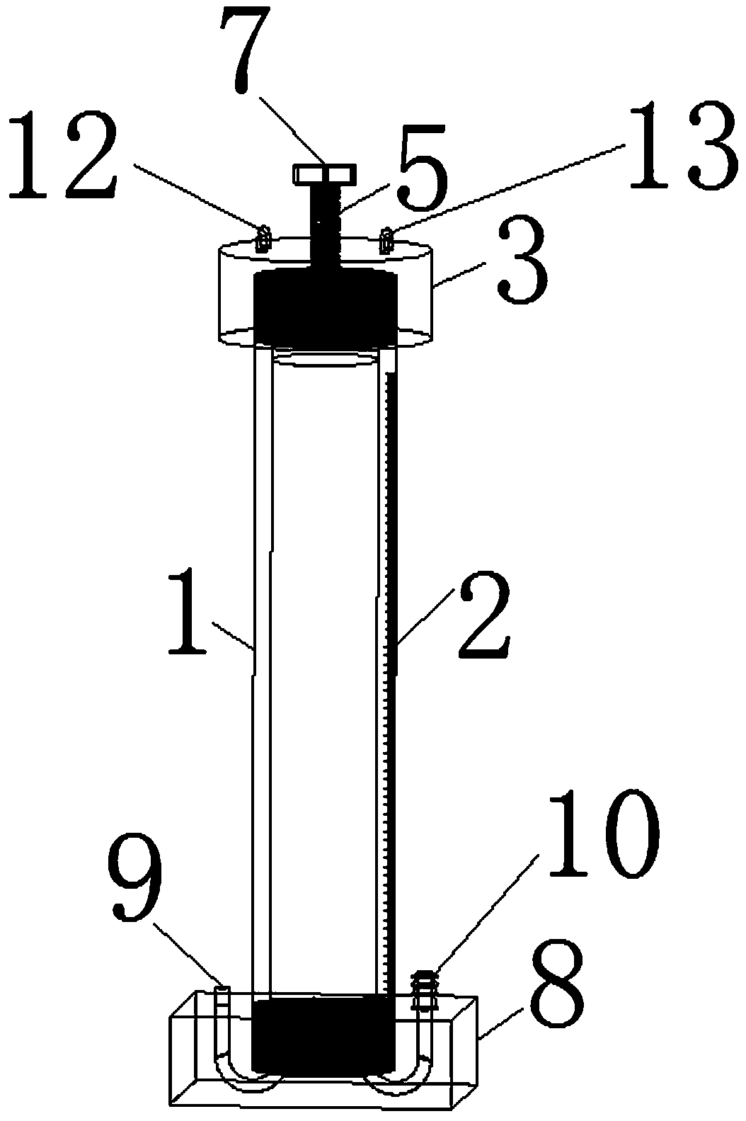 Gas detection device and use method