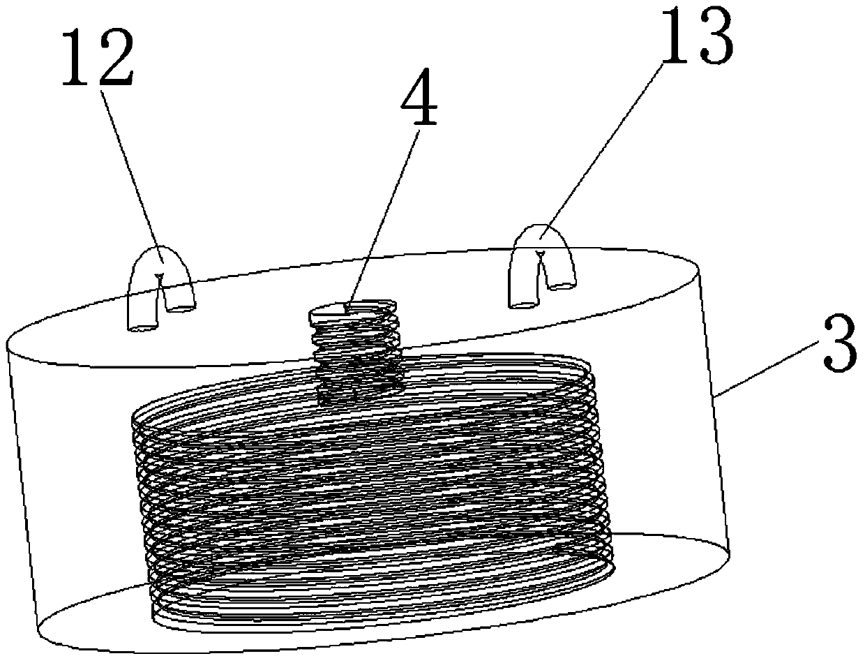 Gas detection device and use method