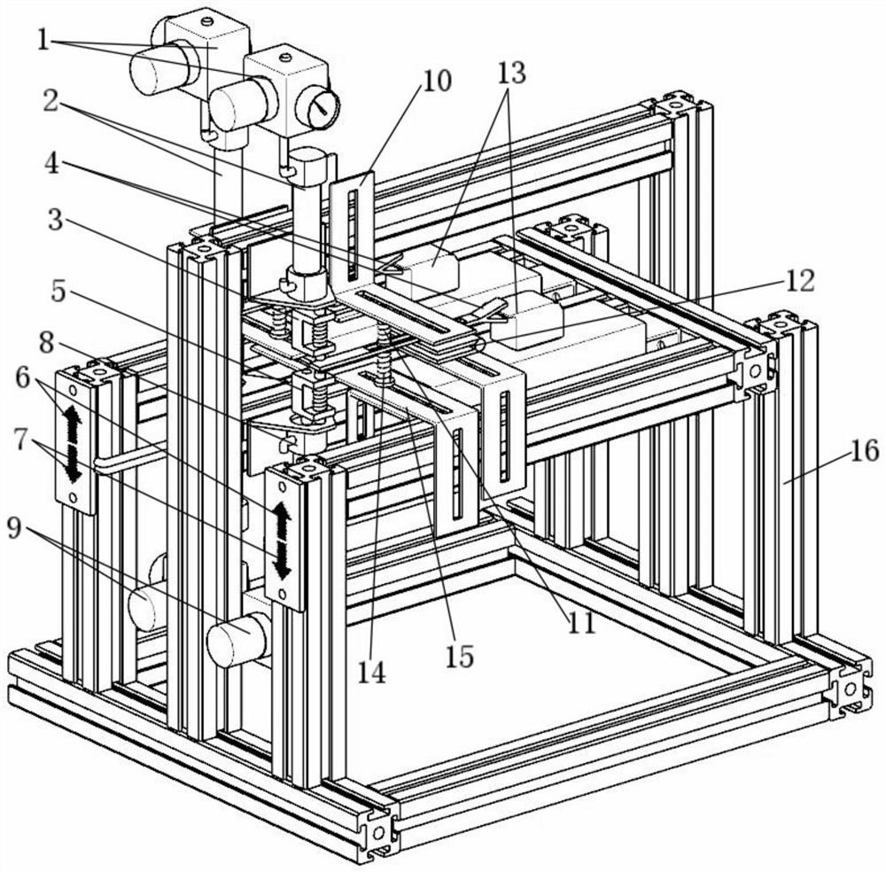 Automobile glass elevating switch button endurance test device and method thereof