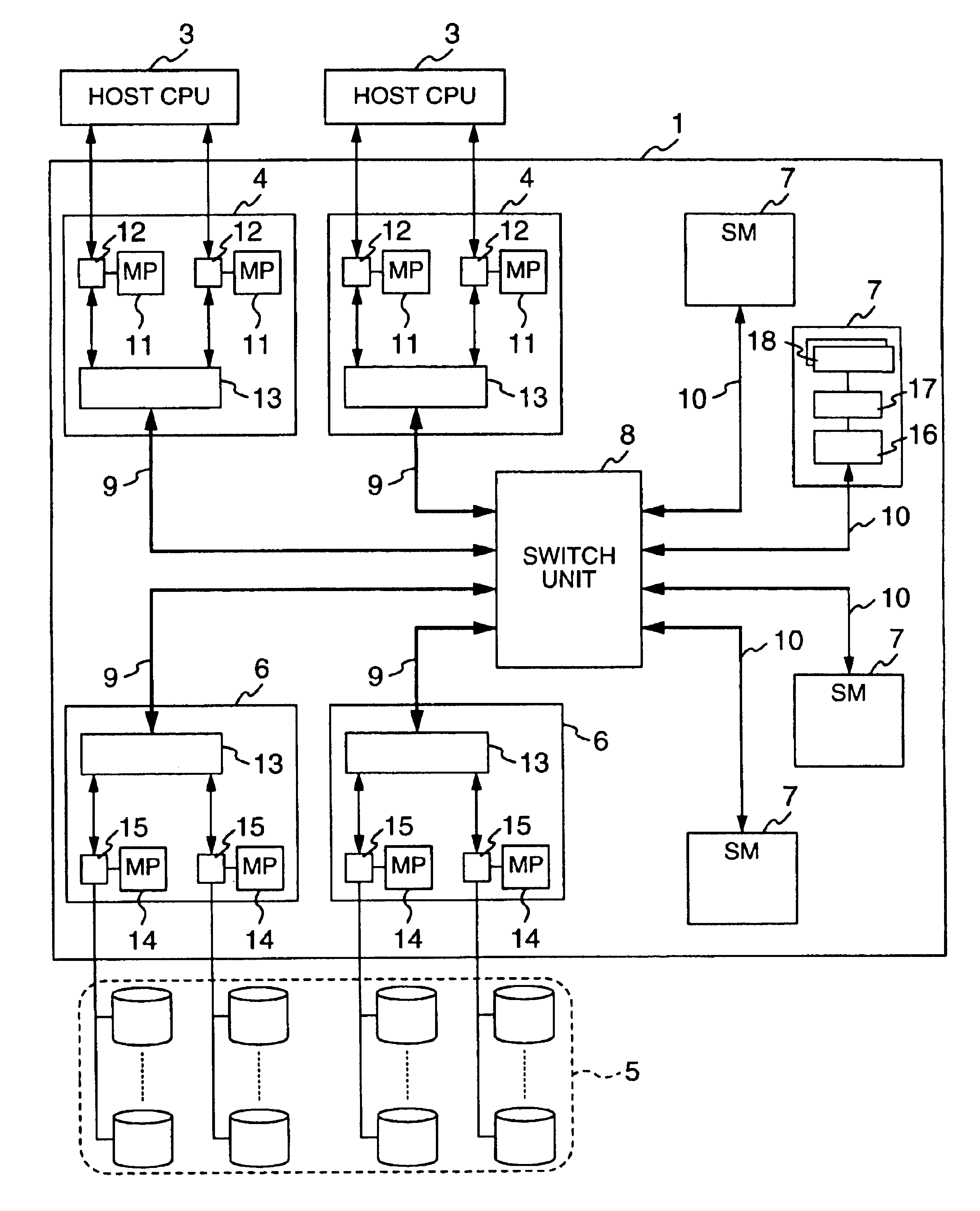 Disk array system and a method for controlling the disk array system