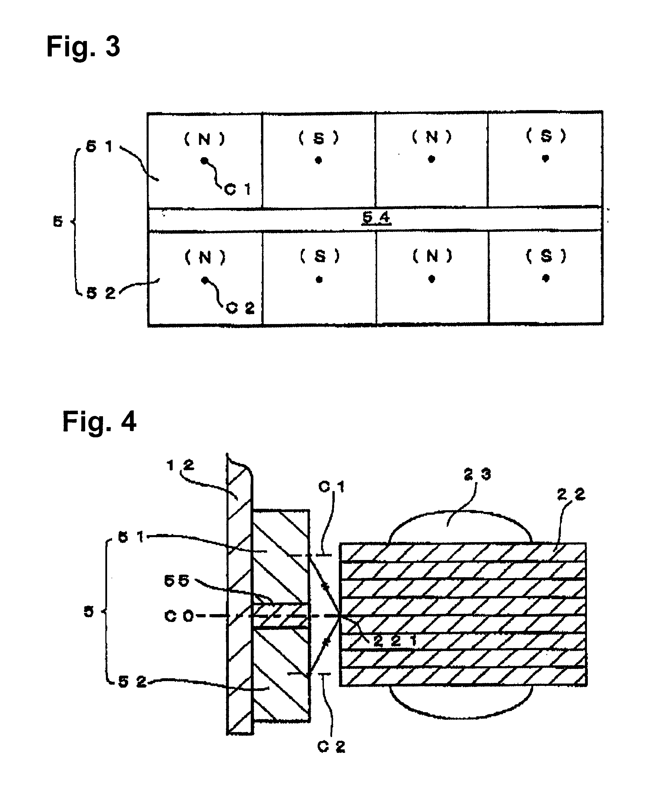 Circumferential confronting type motor