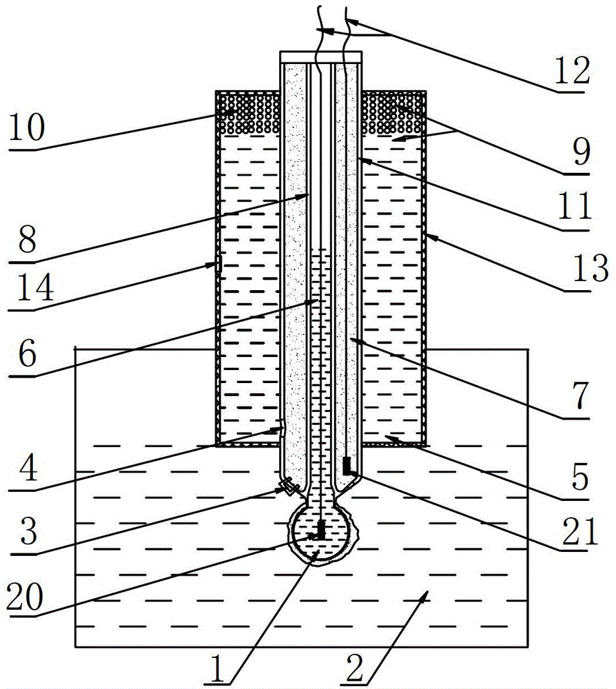 Charging pH value sensor