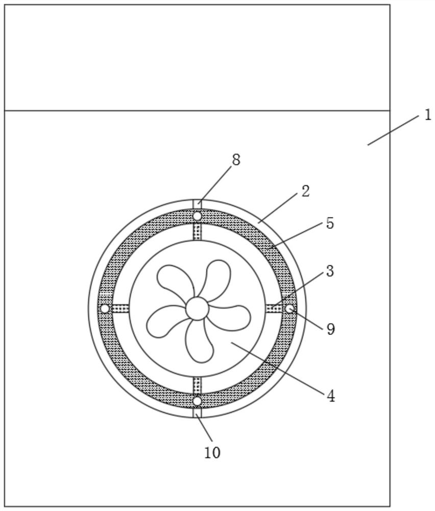 Wind direction changing mechanism for energy-saving building ventilation device