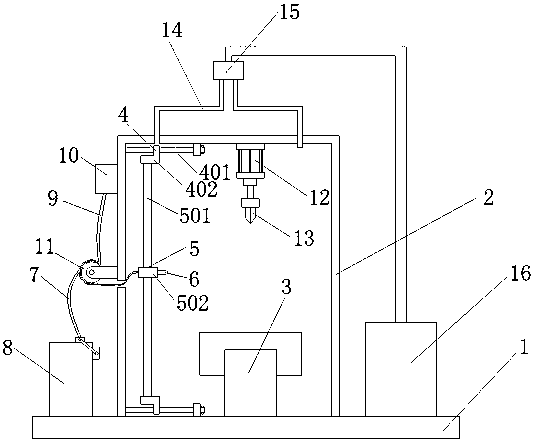 Pulse electrostatic spraying machine