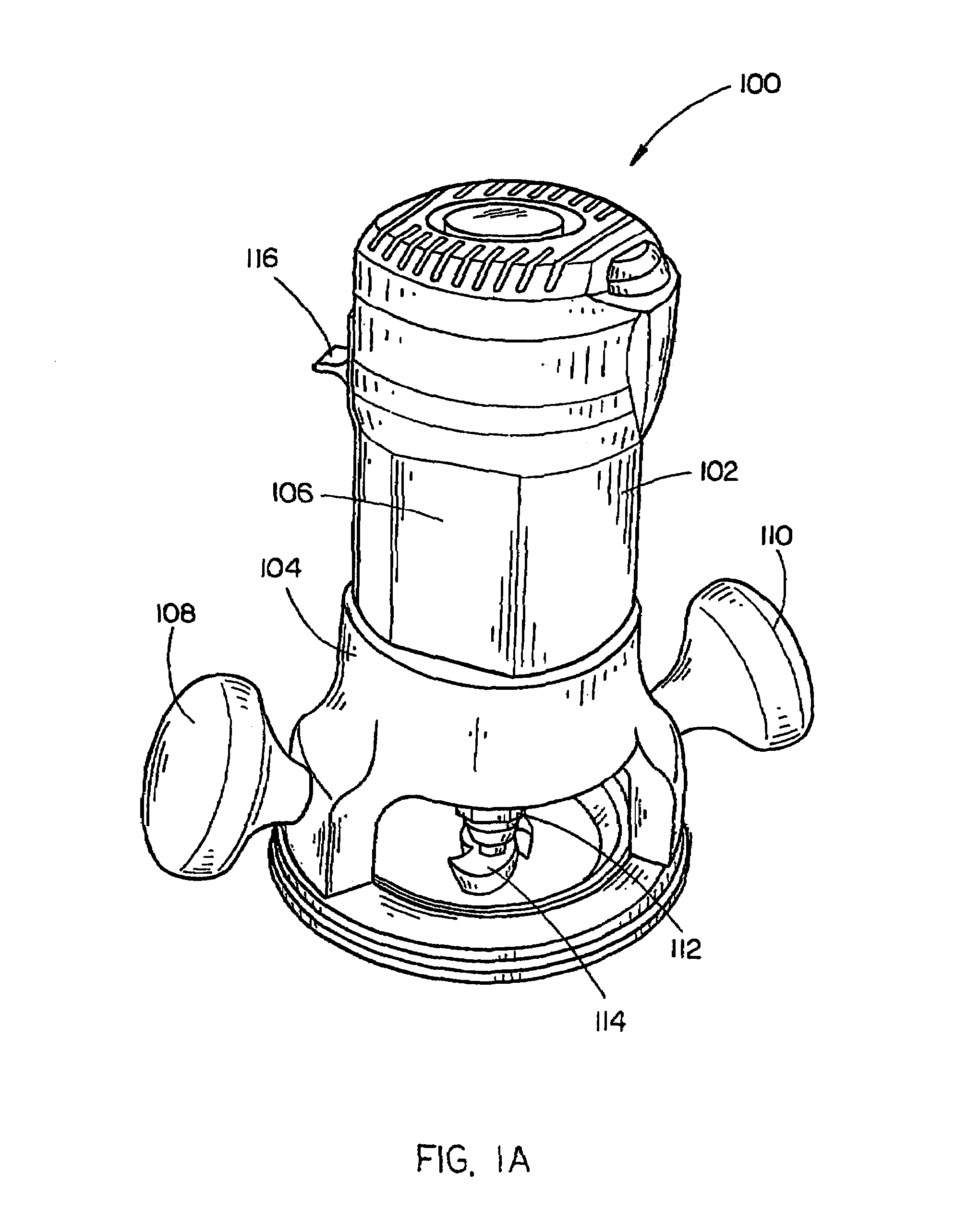 Ergonomic router assembly