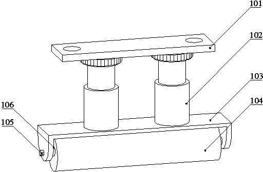 Ultrasonic phased array automatic scanning device used for large-size curved-surface component