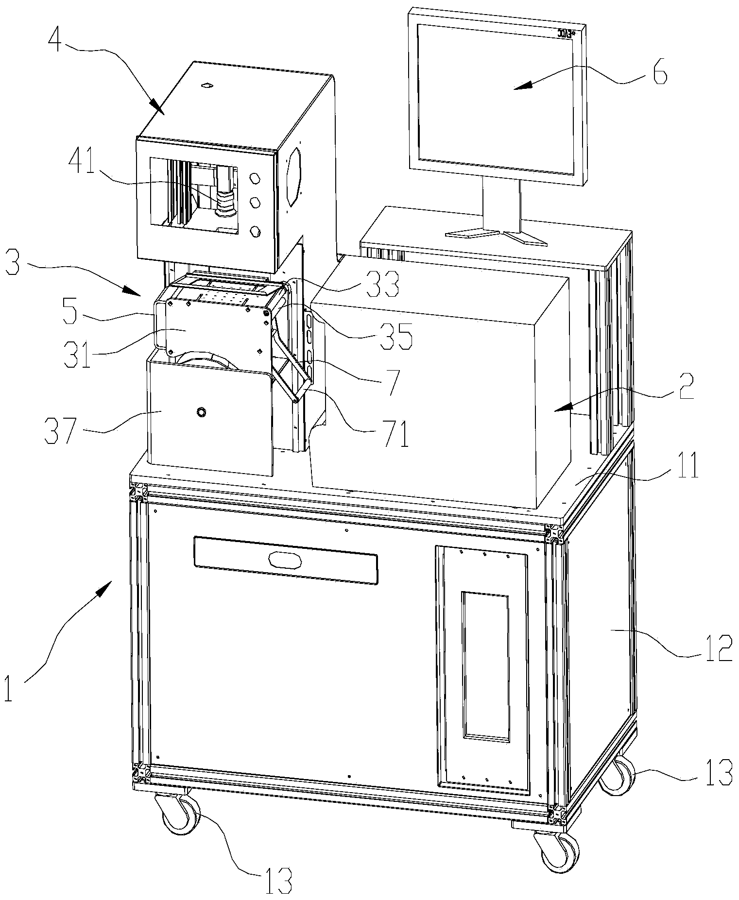 Label printing quality detecting device