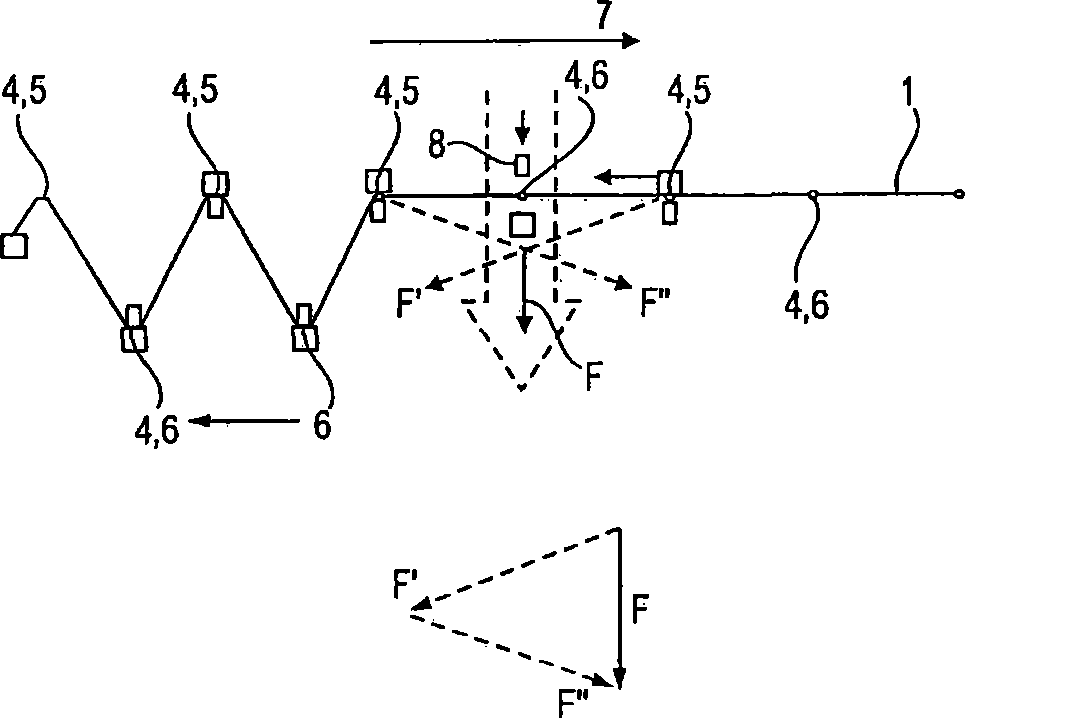 Method for manufacturing a three dimensional frame structure for use as a core structure in a sandwich construction and frame structure manufactured thereby