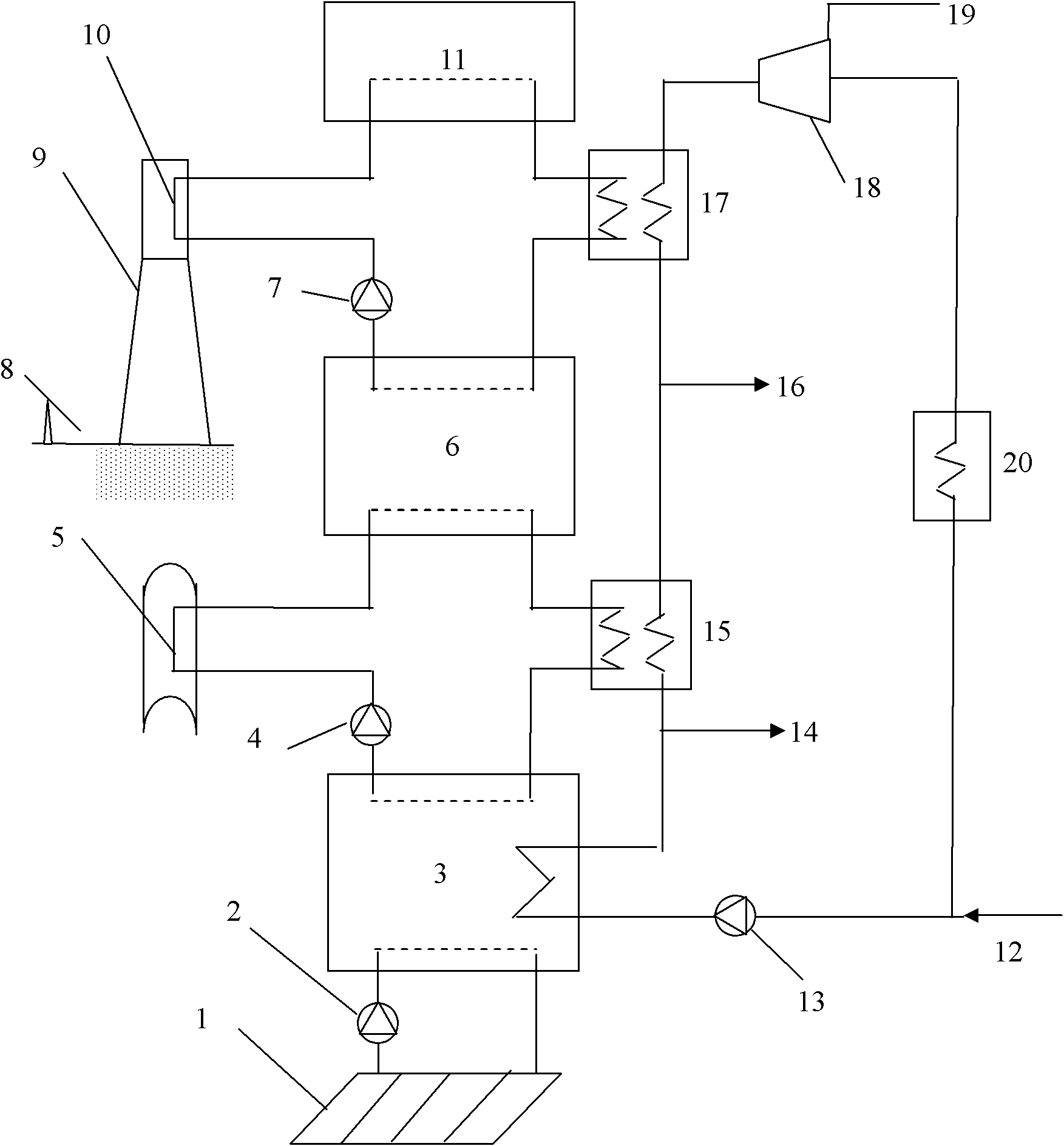 Multistage coupling heat accumulating type solar heat-power cogeneration system