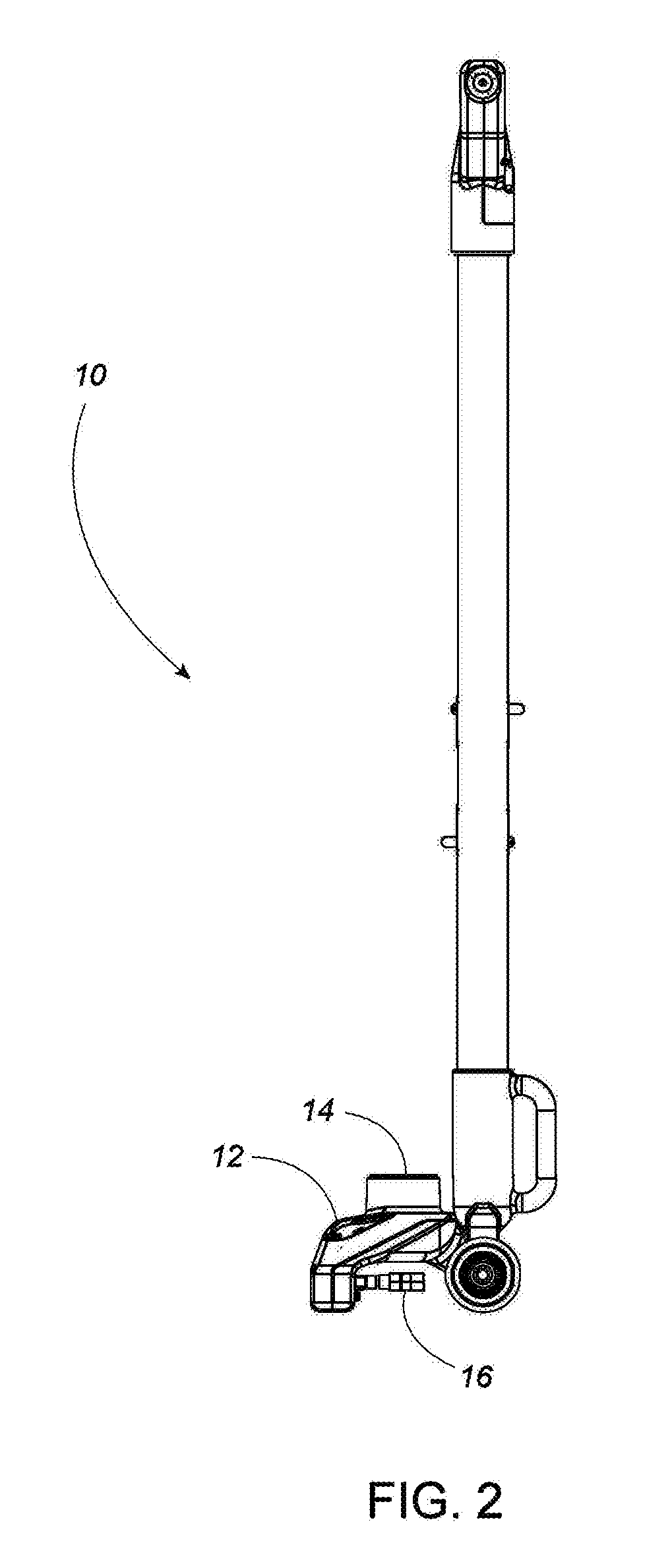 Surface cleaning machine having double glide apparatus