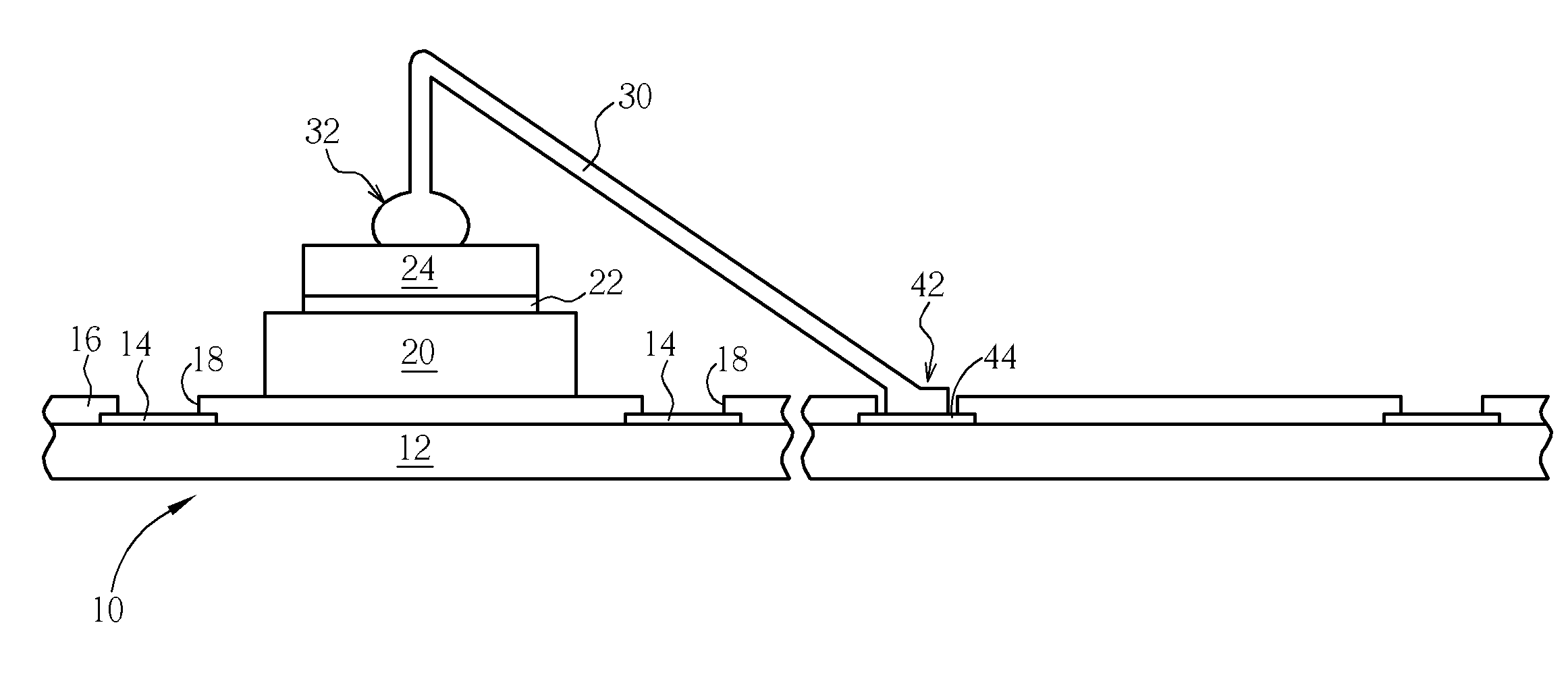 Wire bonding method for preventing polymer cracking