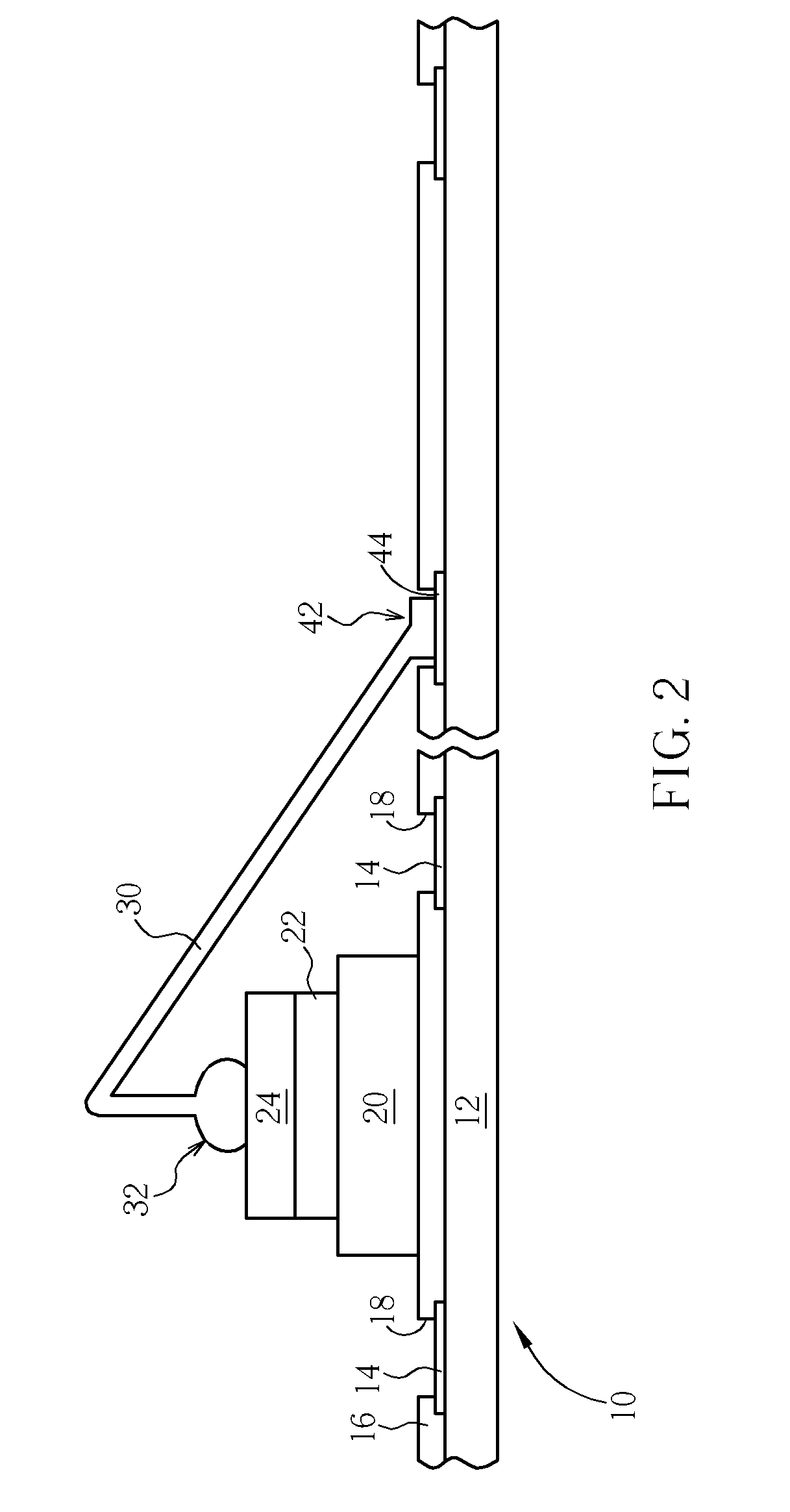 Wire bonding method for preventing polymer cracking