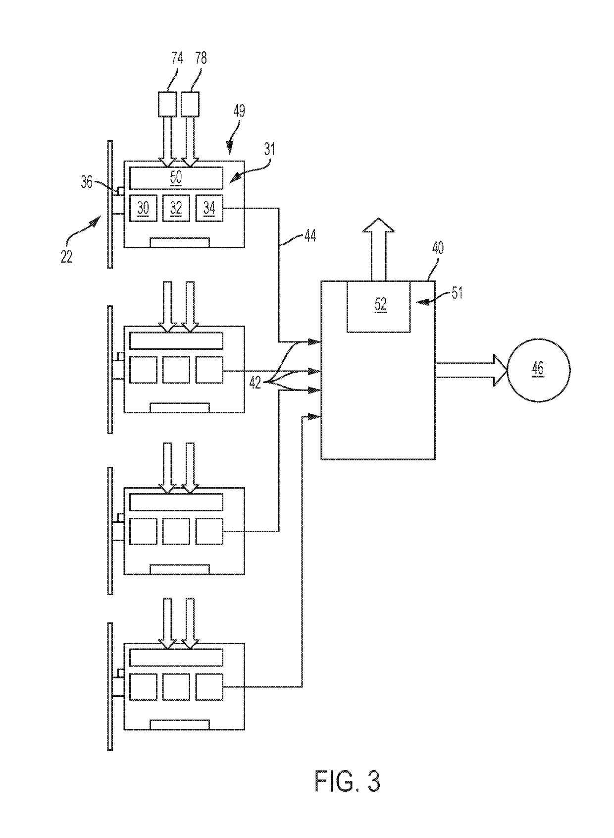 Control system for damping structural vibrations of a wind turbine system having multiple rotors