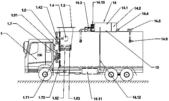 Garbage recovering-sorting-packaging system with automatic finished-product storage function and working process thereof