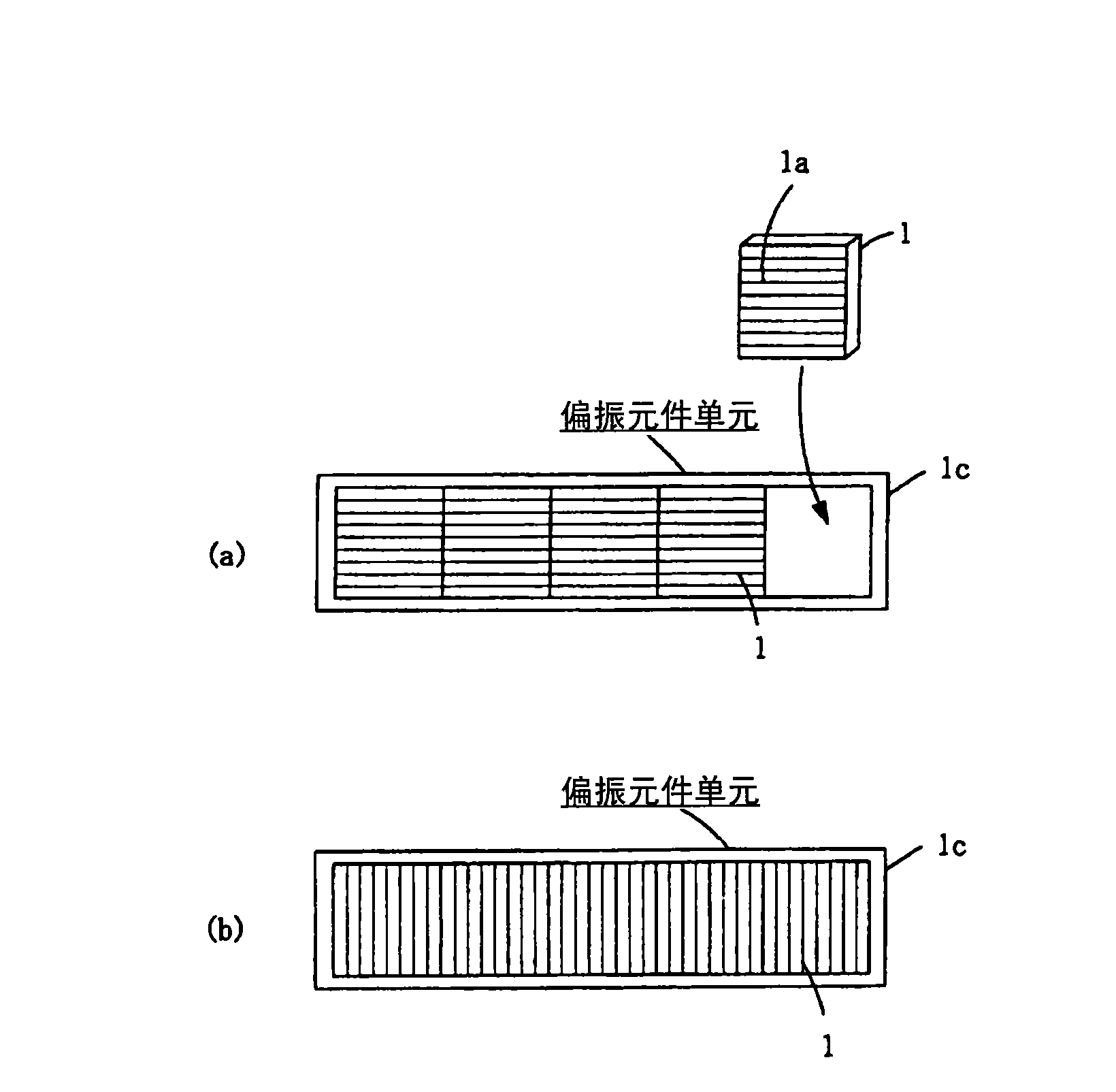 Polarized light irradiation device for light aligning