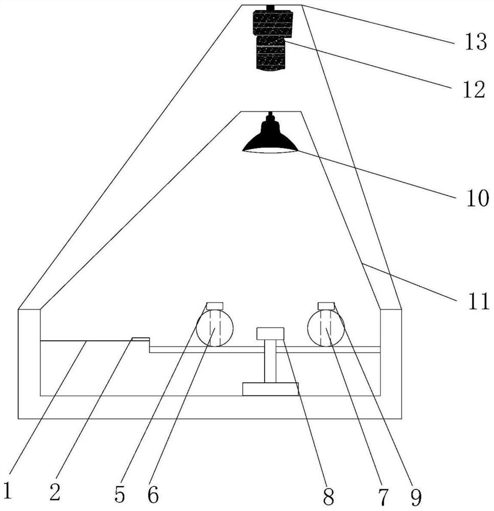 Sediment columnar sample photographing and recording device