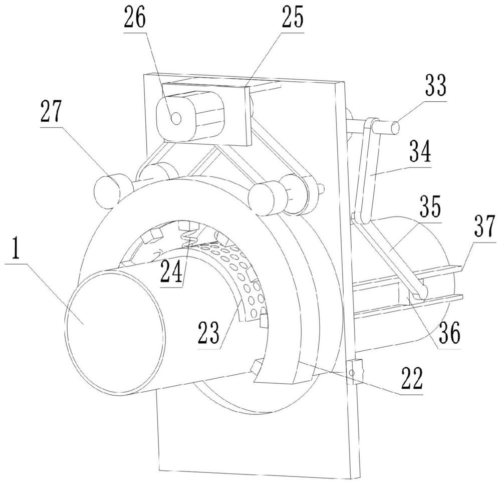 Conveying pipeline detection device