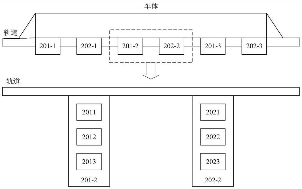 Electromagnetic levitation structure for maglev train