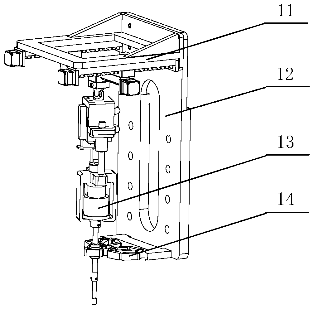 Radial vibration assisted force position control milling and grinding machine tool and control method thereof