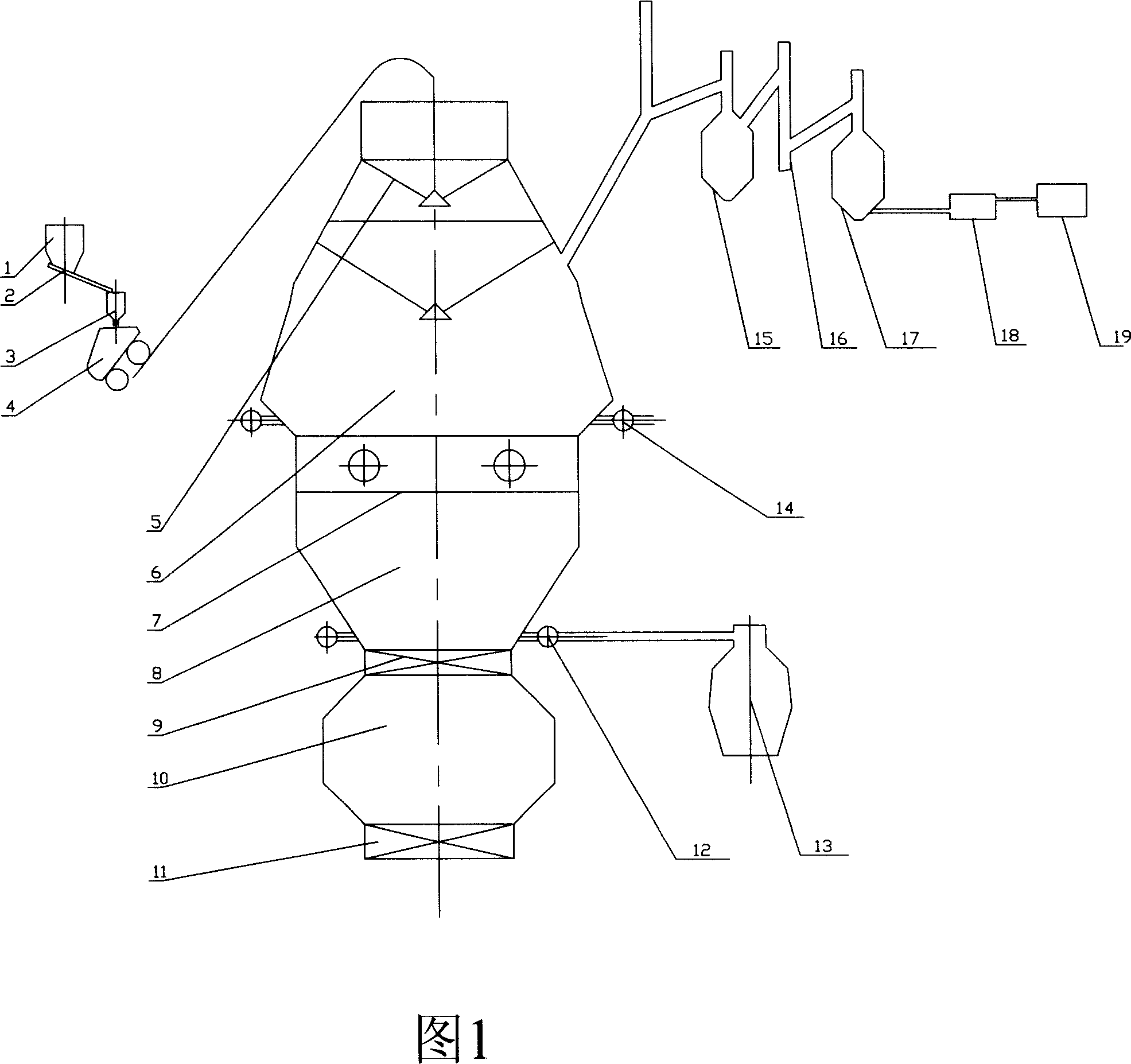 Method and device for reducing metallized pellet by using high-purity water gas in pure oxygen shaft furnace