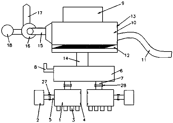 Steel grit descaling recovery and circulation system