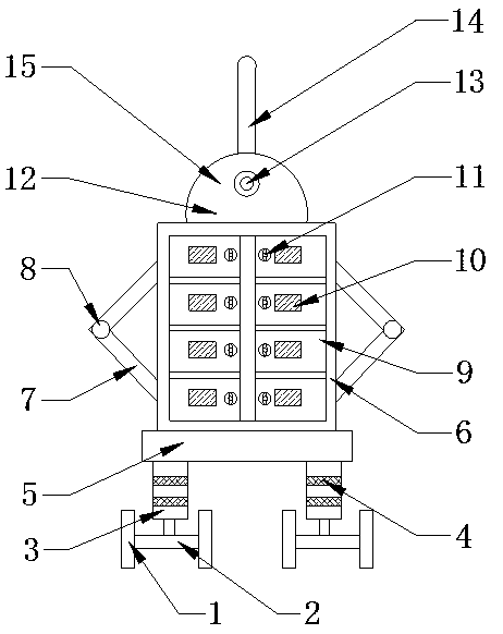 Hospital intelligent distribution robot