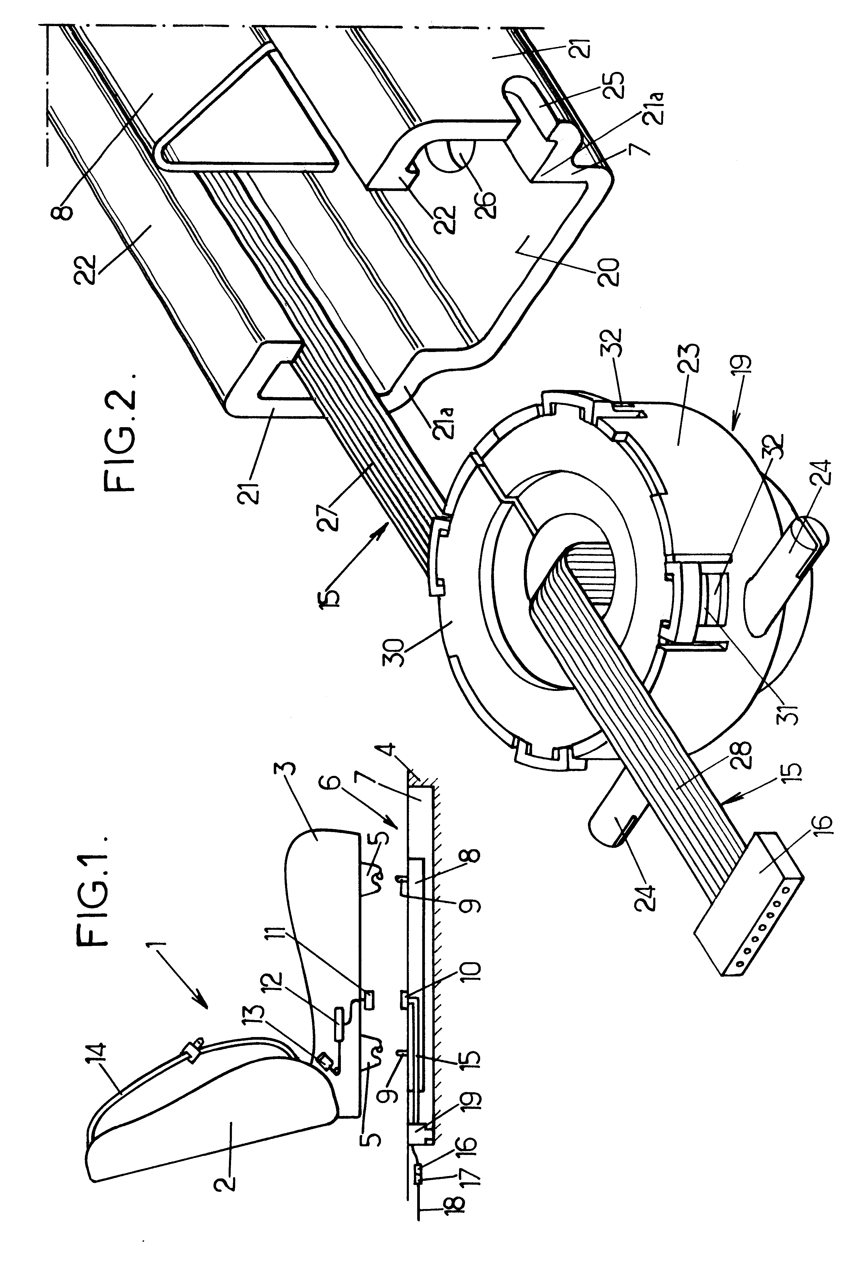 Slide rail for removable vehicle seat