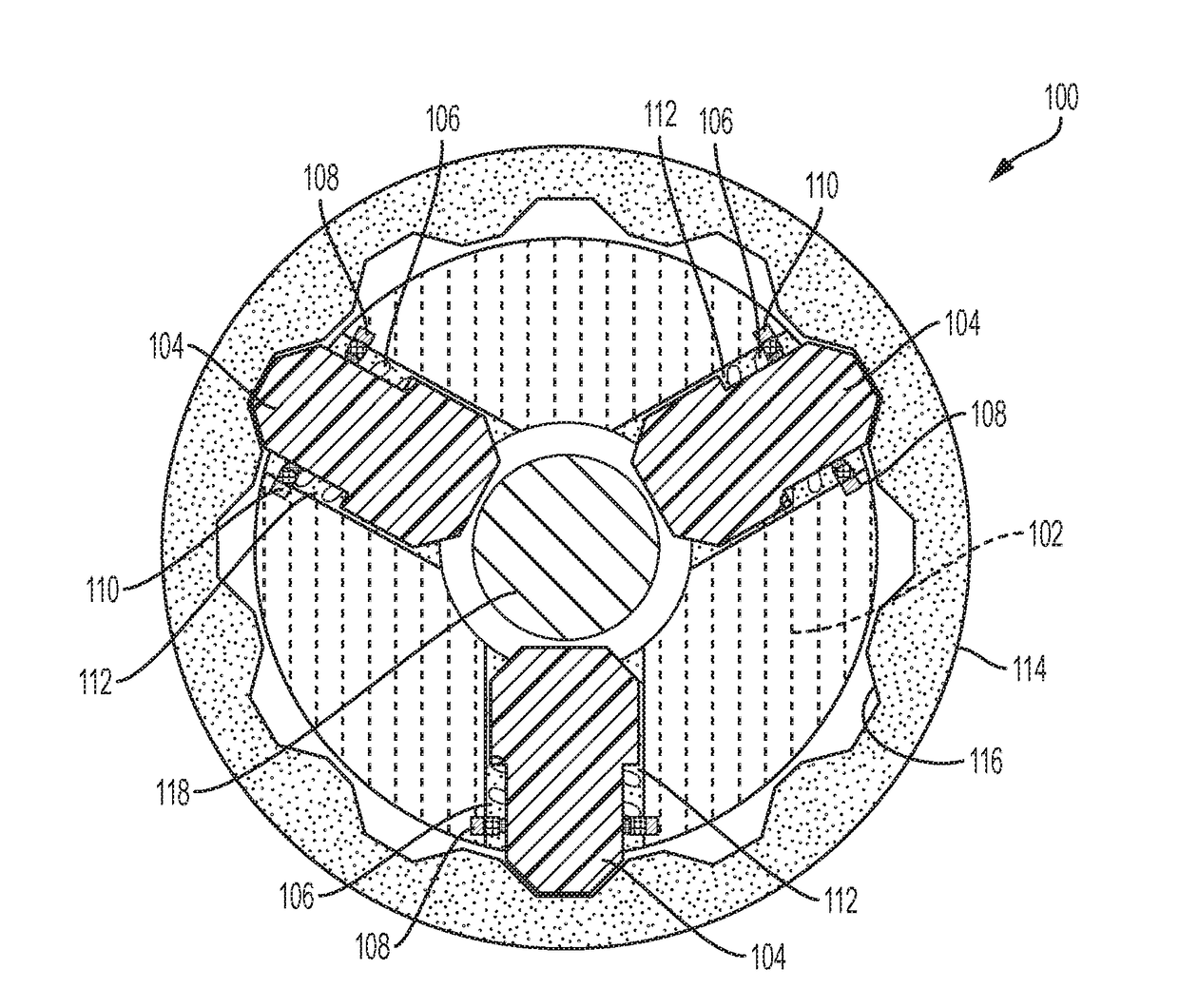 Radially applied dog clutch with bi-directional ratcheting for a vehicle transmission