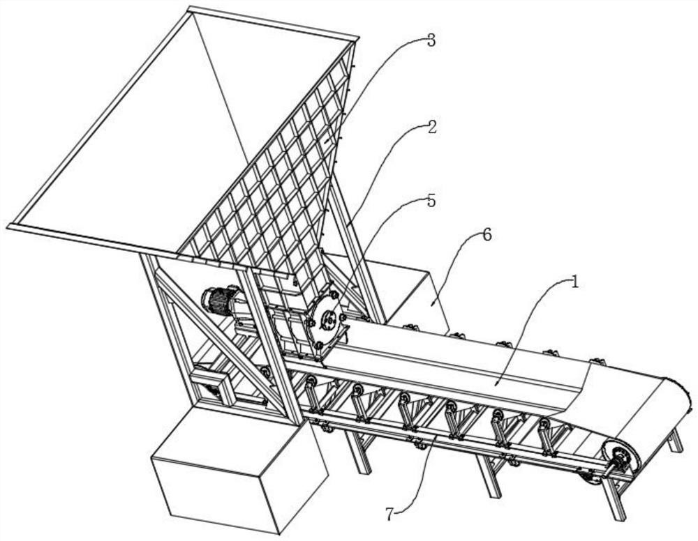 Filtering and conveying all-in-one machine for grain processing