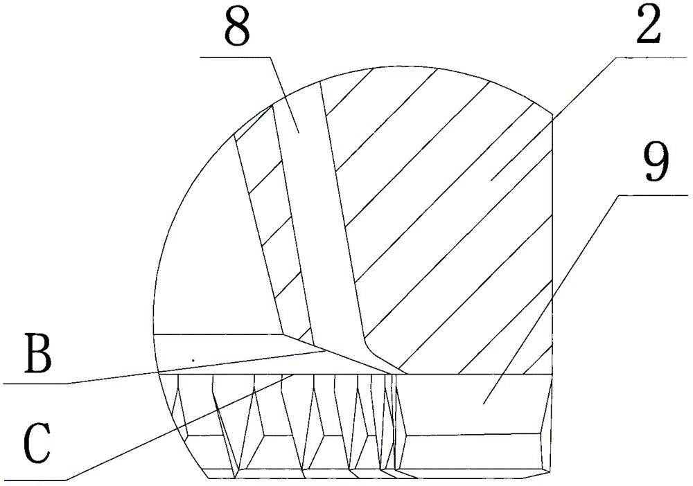 A kind of internal cooling grinding wheel