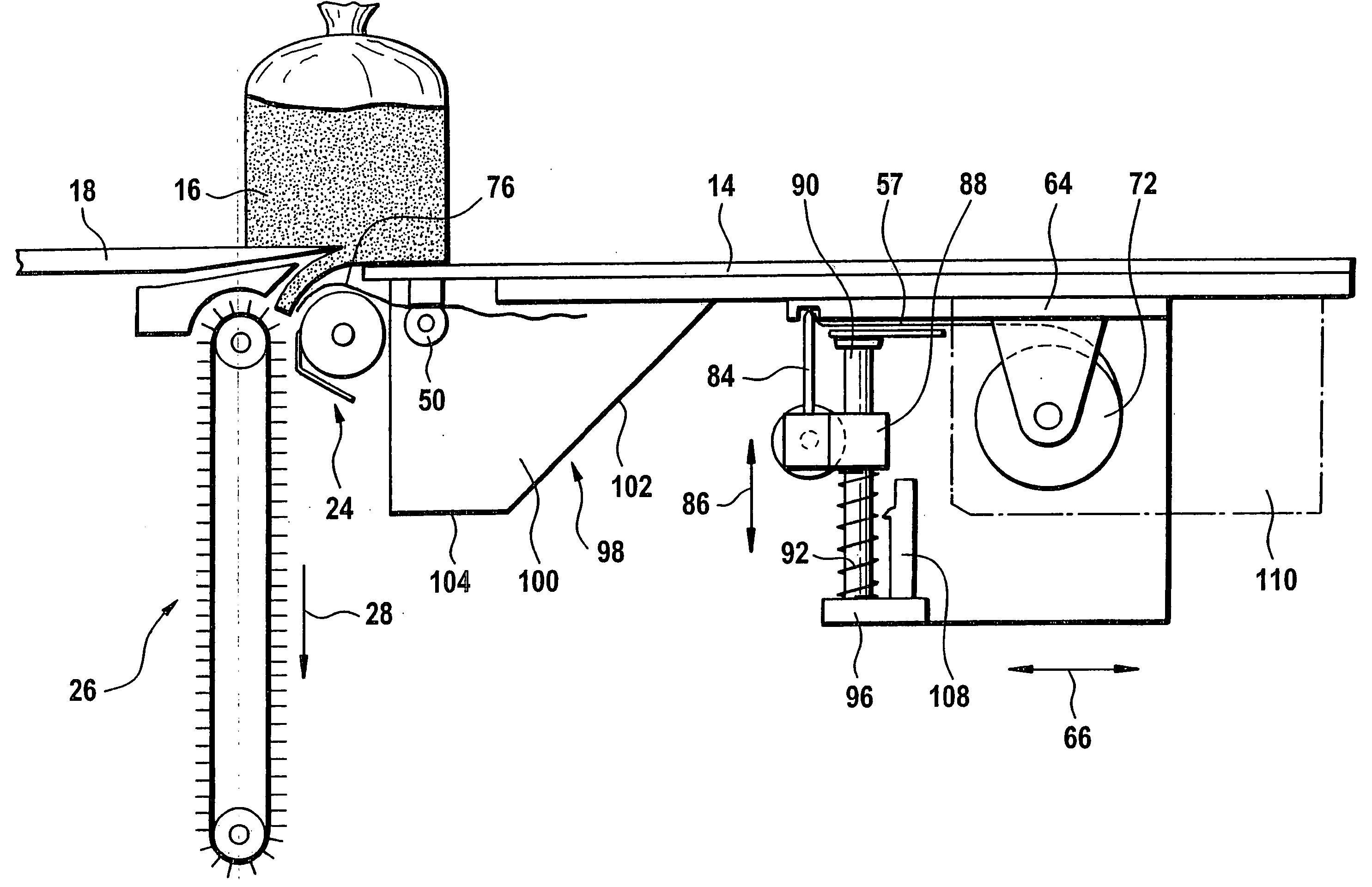 Separating-sheet dispenser, and dispensing method for dispensing separating sheets