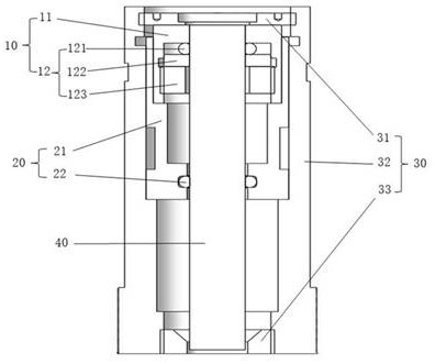 A uniform light rod fixing device