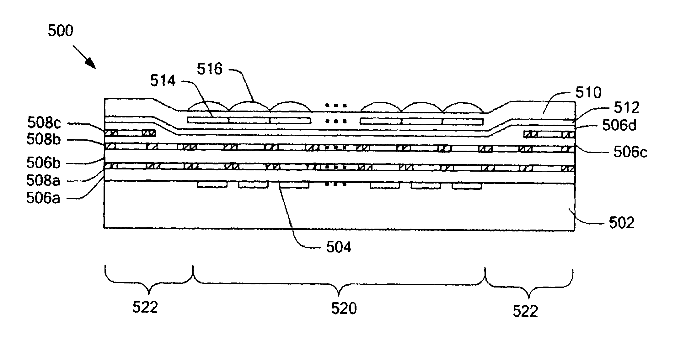 Optically improved CMOS imaging sensor structure to lower imaging lens requirements