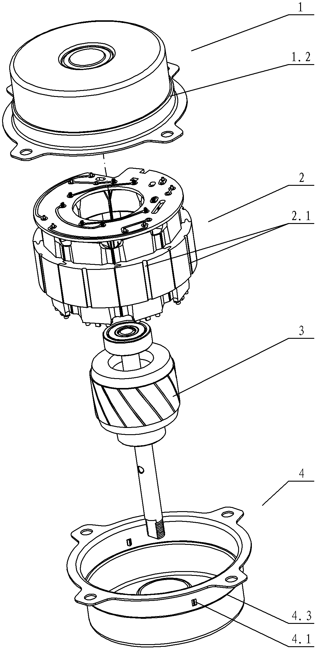 Single phase capacitor motor and manufacturing method thereof