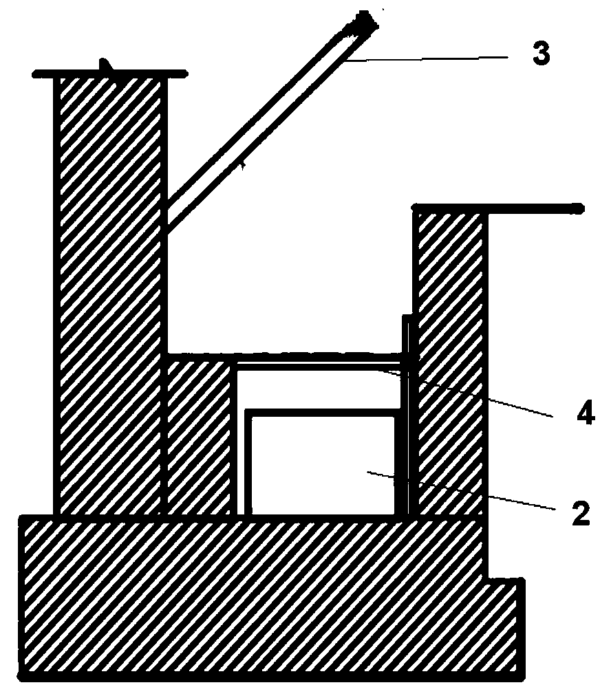 Energy-saving and emission-reduction machine room indoor accumulator and switching power source buried device