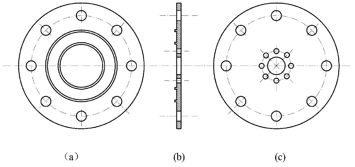 Visualization experiment device for deep cryogenic two-phase countercurrent process