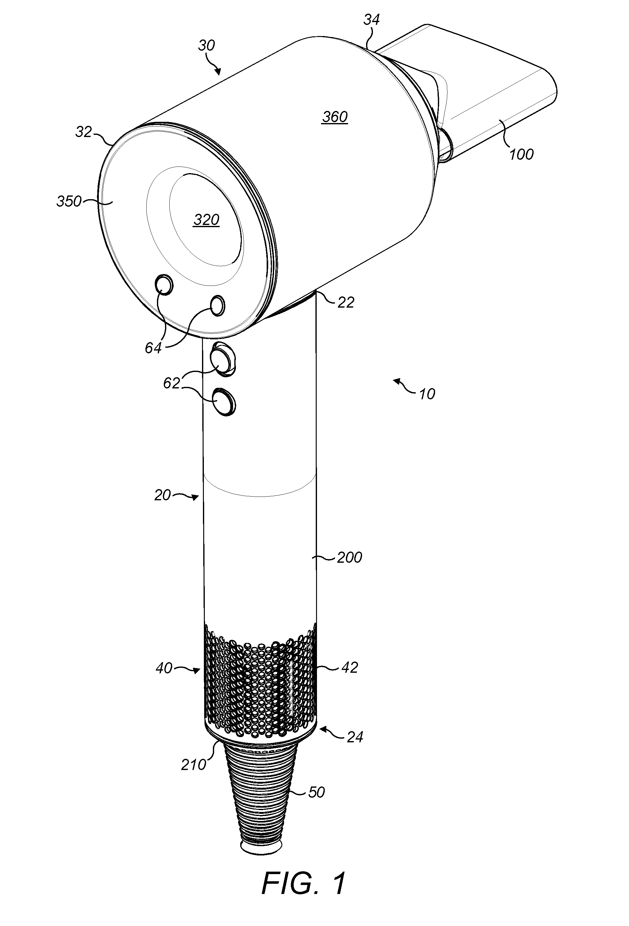 Attachment for a hand held appliance