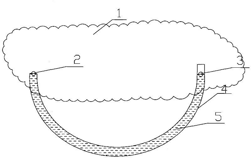 Method for leveling two points during building construction