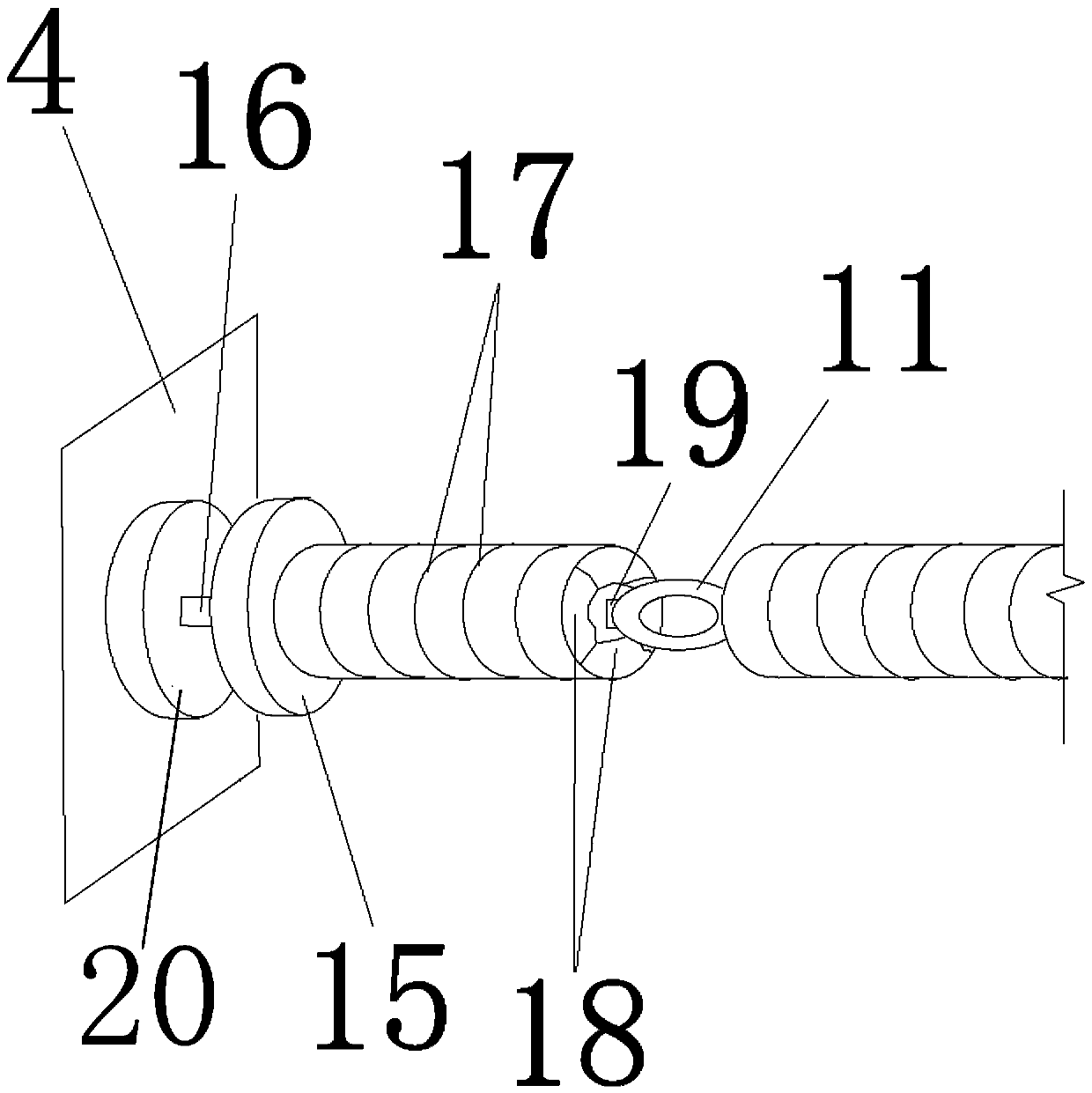 Movable anti-seismic device suitable for bottom of building foundation and construction method thereof