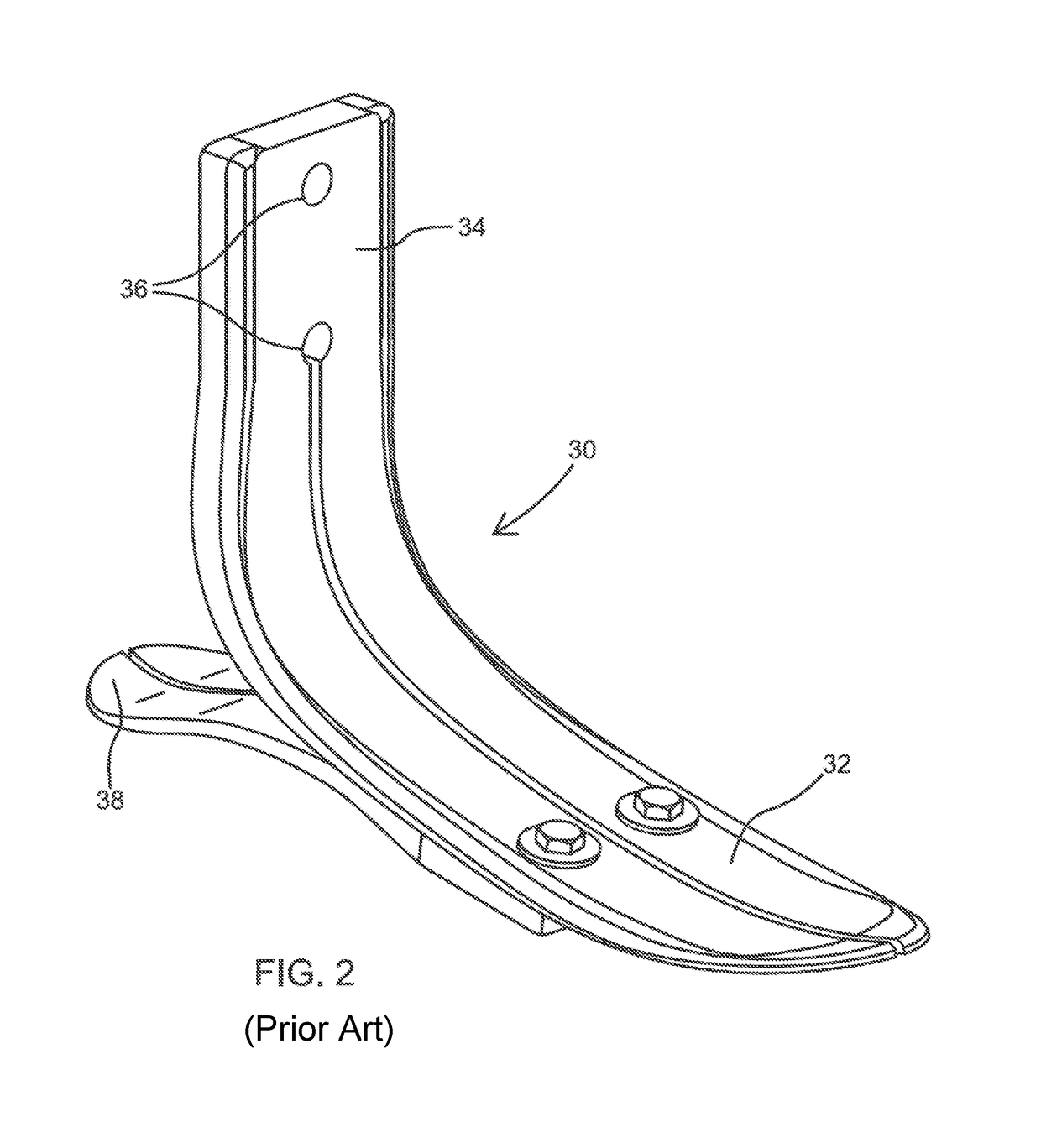 Clearance enhancer for lower limb prosthesis