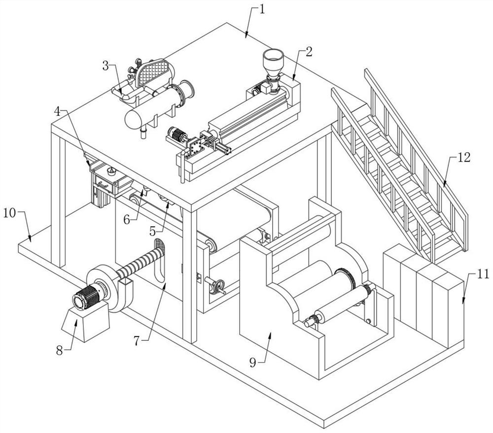 Production system and production method of high-air-permeability composite non-woven fabric