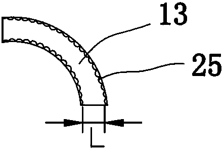 Spray header of garden spraying device