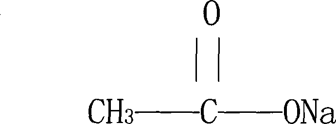 Sodium acetate anhydrous and preparation method and usage thereof