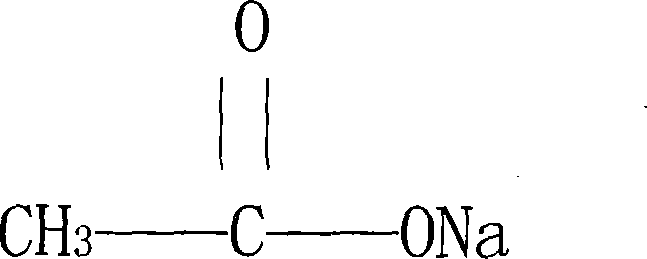 Sodium acetate anhydrous and preparation method and usage thereof