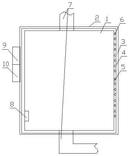 Noise and electromagnetic radiation monitoring and shielding apparatus for electrical control cabinet in communication base station