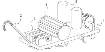 A kind of marine inclined ladder welding device