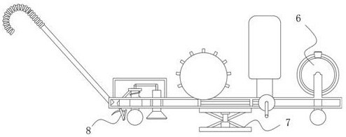 A kind of marine inclined ladder welding device